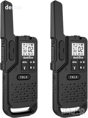 OG200 PMR446 Уоки-токита (2 броя) - Радиостанции без лиценз (0.5W), батерия 1800mAh
