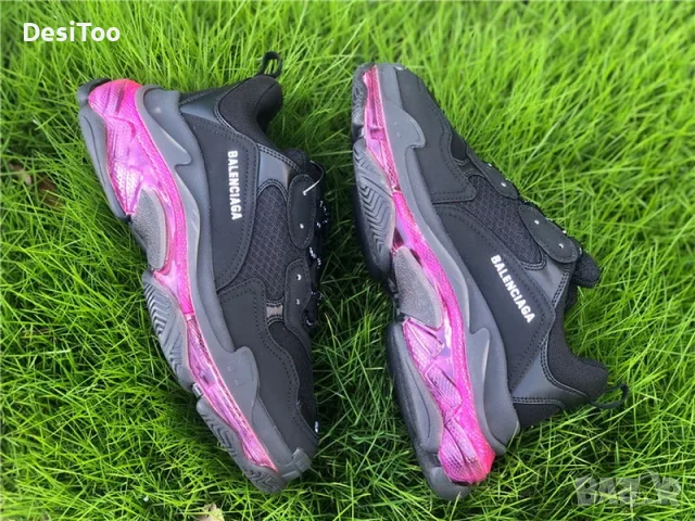 Balenciaga Triple S - Dark Grey/Navy/Grey

, снимка 3 - Маратонки - 54335002