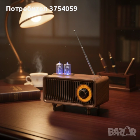 Bluetooth радио колонка AS19 - ретро стил и дизайн, снимка 2 - Bluetooth тонколони - 55182773