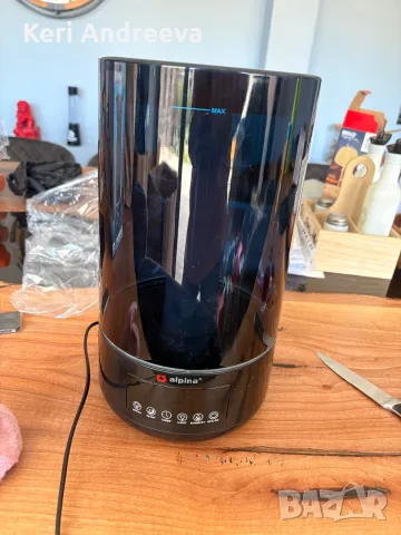 Alpina Air Humidifier 25W – ултразвуков овлажнител за въздух с дигитален дисплей., снимка 3 - Овлажнители и пречистватели за въздух - 55451626