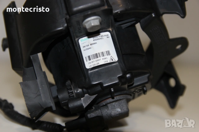 Десен халоген Nissan Qashqai J10 (2007-2010г.) стойка държач фар за мъгла 261508990A / 261508990A , снимка 6 - Части - 54879784