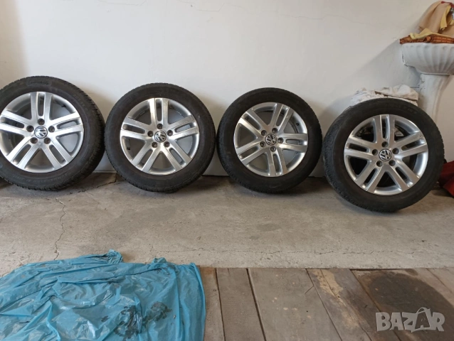 Джанти с летни гуми 16 5х112 за VW