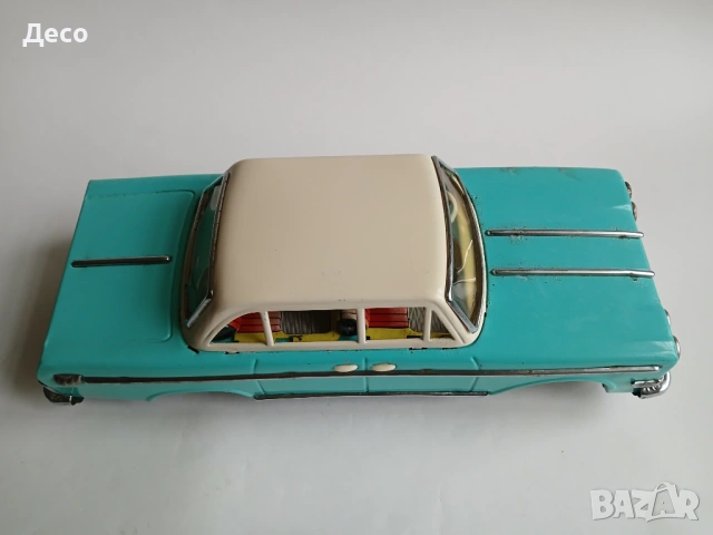 Стара ламаринена китайска играчка автомобил ME-728, снимка 4 - Колекции - 53961972