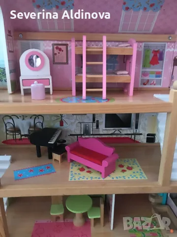 Детка къща за кукли, снимка 2 - Играчки за стая - 55631039