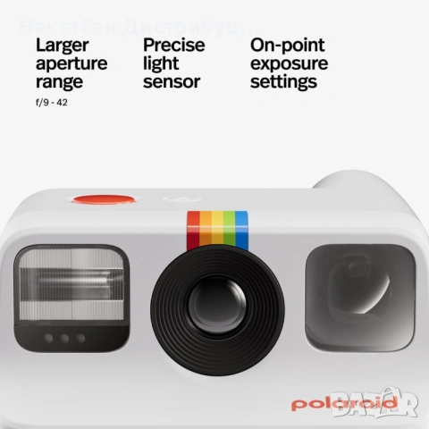 Polaroid Go Gen 2 White Моментален Фотоапарат | Нов | 24 Месеца Гаранция, снимка 4 - Фотоапарати - 54943959