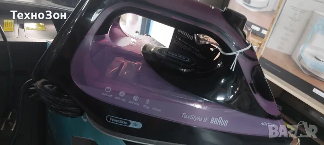Ютия Braun TexStyle 9 SI 9661 – 3100W, Нова, 1 година гаранция, снимка 2 - Ютии - 55335113