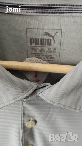 100% Оригинална мъжка тениска с яка Puma!, снимка 2 - Тениски - 54885796