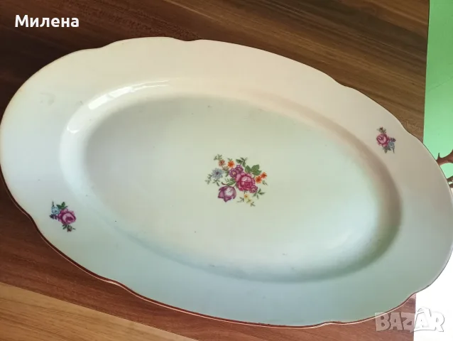 Плато порцелан 3 бр., снимка 2 - Антикварни и старинни предмети - 55358615