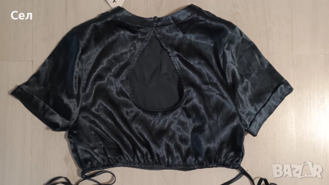 Нова сатенен топ М, снимка 3 - Корсети, бюстиета, топове - 54269834
