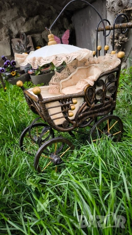 Антична количка за кукли, снимка 4 - Колекции - 54149569