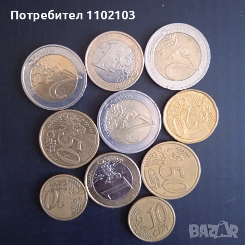 Монети евро евромонети 10, снимка 2 - Нумизматика и бонистика - 55258249