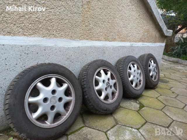 комплект летни гуми 165 70 14 с алуминиеви джанти