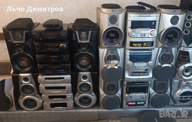 Аудио системи SONY - PANASONIC - AIWA- PHILIPS -JVC - SHARP - TECHNICS , снимка 3 - Аудиосистеми - 51622720