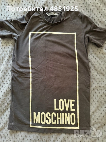 Оригинална рокля тип тениска Moschino