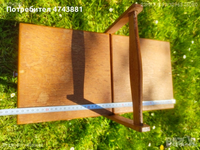 Дървен шивашки куфар, снимка 5 - Декорация за дома - 54553388