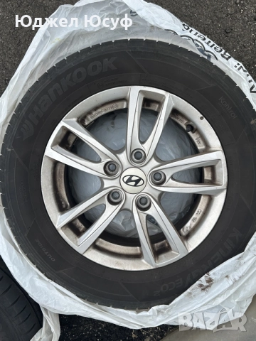 Джанти с гуми (Hyundai), снимка 3 - Гуми и джанти - 55672429