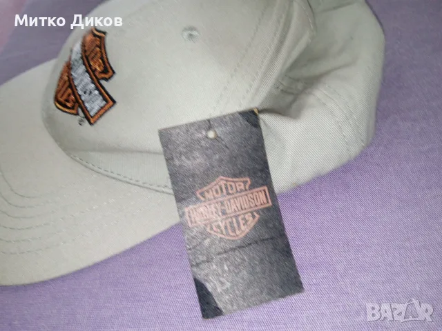 Harley Davidson нови кърпа 140х63 см и лятна шапка нова, снимка 3 - Шапки - 55513347