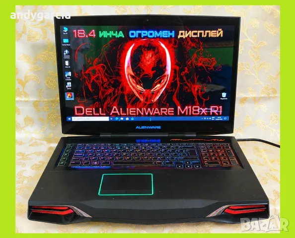 Dell Alienware M18x R1/Intel Core i7-2760QM/NVidia GTX 880m 8GB GDDR5/16GB RAM/250GB SSD+500GB HDD