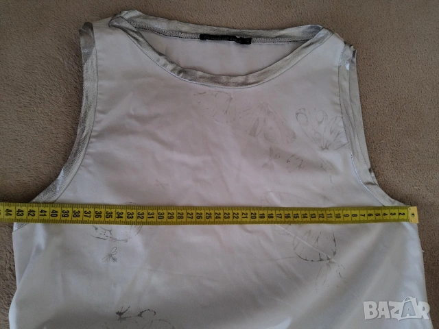 Бяла лятна рокля р-р 40, снимка 3 - Рокли - 54369096