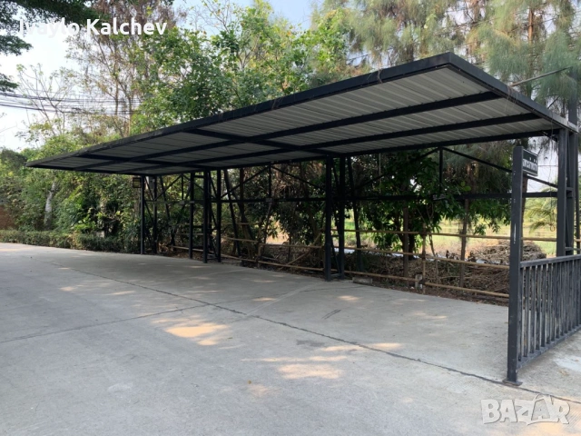 Навеси за автомобили (Carport) –соларни и стандартни конструкци-ЛИЗИНГ, снимка 4 - Индустриална техника - 53996034