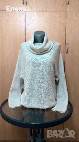Пуловер Zara. 100% Kaшмир Размер L., снимка 2 - Блузи с дълъг ръкав и пуловери - 54274535