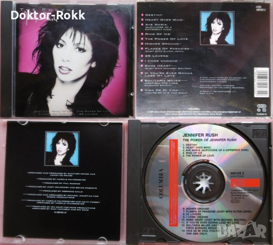 Jennifer Rush - оригинални дискове, снимка 5 - CD дискове - 53992168