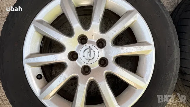 Комплект оригинални 16" джанти за Opel с летни гуми Maxxis Mecotra 3 (ME3) 205/55/16 91H (DOT 0222), снимка 5 - Гуми и джанти - 55674380