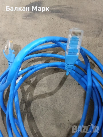 Лот 8 бр. LAN мрежови кабели Cat5e RJ45 – 3 метра, внос от Германия, снимка 3 - Друга електроника - 55130430