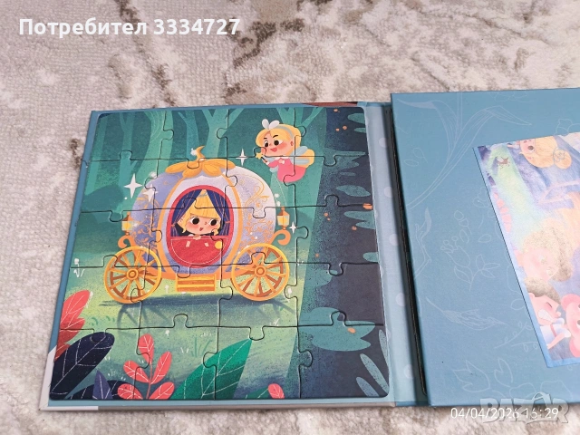 магнитна книжка с пъзел елементи , снимка 2 - Игри и пъзели - 54369702