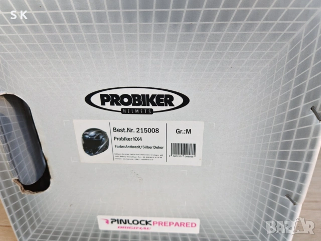 Каска за мотор Probiker M размер, снимка 5 - Аксесоари и консумативи - 54724671