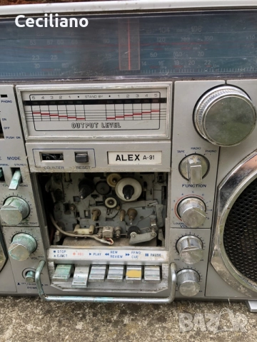 радиокасетофон ALEX A-91 – (Lasonic TRC-920), снимка 5 - Радиокасетофони, транзистори - 55404910