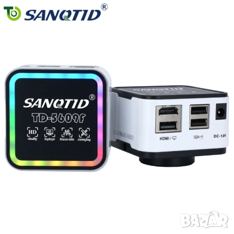 RGB 2K HDR 60FPS SANQTID IMX347 1/1.8" sensor HDMI USB дигитална камера за микроскоп