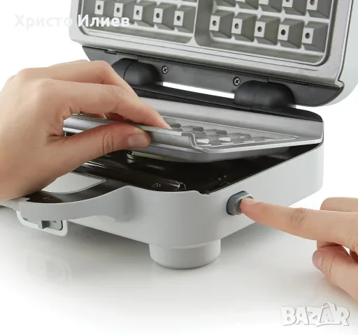 Двоен Гофретник Breville DuraCeramic, снимка 6 - Гофретници - 55614661