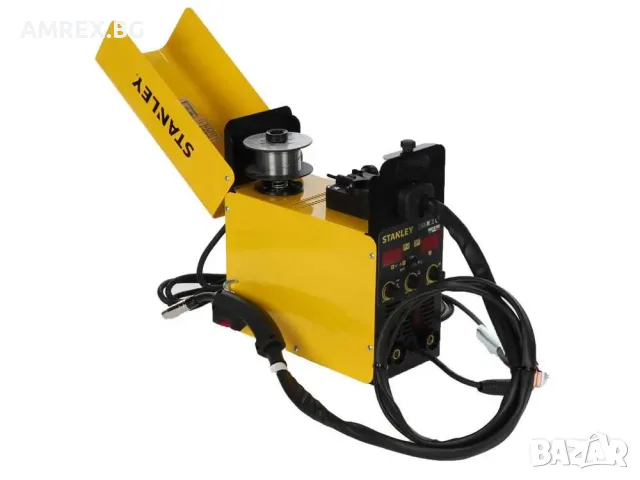 Мултипроцесен инверторен апарат Stanley 130 A за MIG/MAG, MMA и TIG заваряване