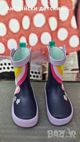 Английски детски гумени ботуши, снимка 8 - Бебешки боти и ботуши - 54277726