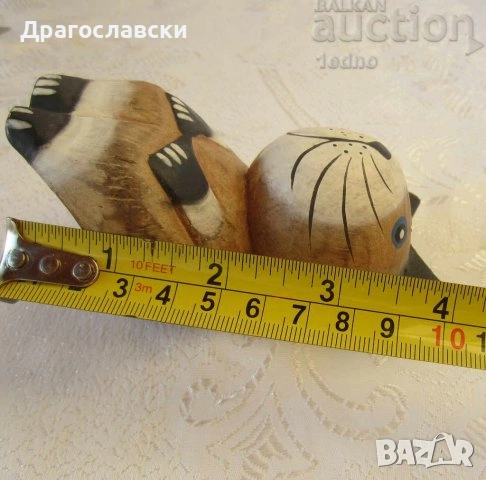 Котки: черно Коте, котка фигура порцелан керамика, фигурка статуетка седнало коте дървено, снимка 16 - Статуетки - 12001324