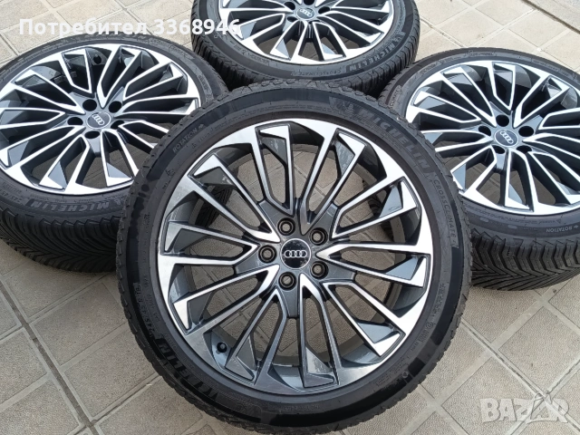 Оригинални джанти Ауди 19" 5х112 с гуми Michelin 245/45/19 Audi A6 Competition 5x112 