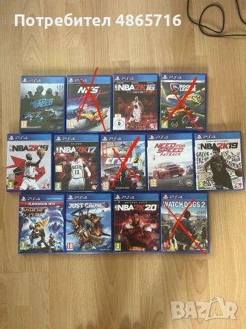 Продавам Оригинални игри за PS4 