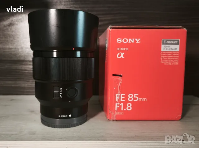 Обектив Sony 85mm f1.8, снимка 3 - Обективи и филтри - 55302360
