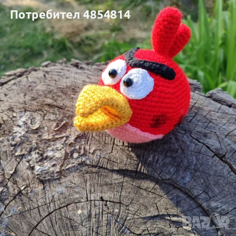 Ядосана птица с размер 12 см., снимка 4 - Плюшени играчки - 55192469