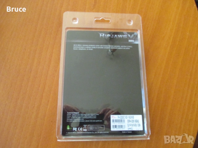 Памет G.SKILL RipjawsV 16 GB (2x8GB) DDR4 3200MT/s, НОВА, снимка 3 - RAM памет - 54387142