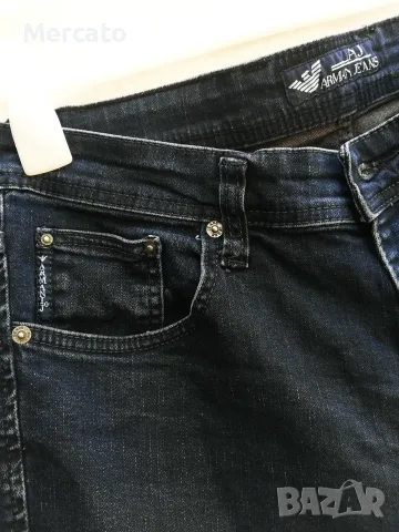 Оригинални мъжки дънки Armani Jeans - по етикет 34, снимка 4 - Дънки - 55557318