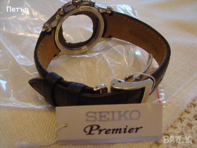 Оригинална каишка за  SEIKO - " Premier " - 20 мм, снимка 12 - Каишки за часовници - 54650717