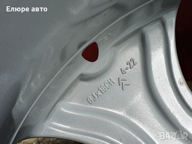 Джанти Ситроен 4x108x6J16ет22, снимка 15 - Гуми и джанти - 54546516