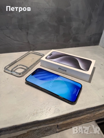 КАТО ЧИСТО НОВ Iphone 15 Pro Max 256 GB Black Titanium, снимка 10 - Apple iPhone - 54125139