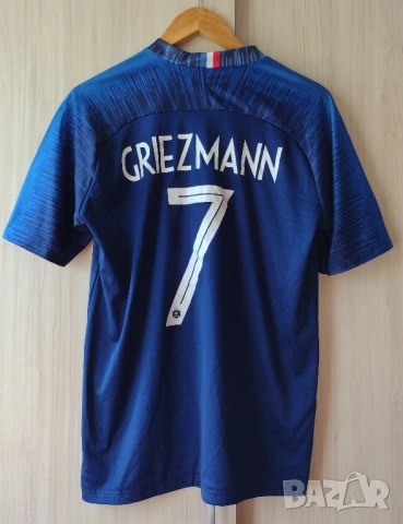 France / Griezmann #7 - мъжка футболна тениска на Франция, снимка 3 - Спортни дрехи, екипи - 54725046