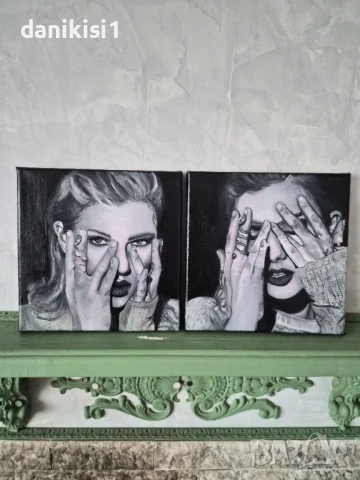 Арт комплект „Taylor Swift маслени бои, снимка 2 - Картини - 54327208