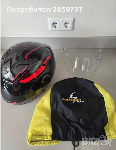 Продавам каска Scorpion EXO-490   , снимка 5 - Аксесоари и консумативи - 55368682