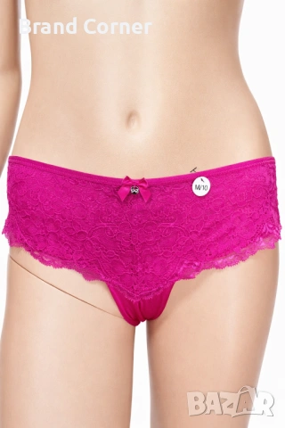 Hunkemöller дамско дантелено долнище, размер M, цикламено розово