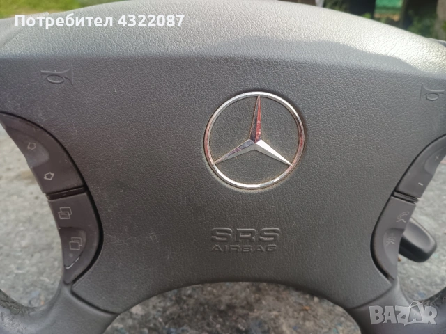  Кормилна колона Air bag / лентов кабел /лост чистачки от Мерцедес / Mercedes S-Класа 320CDI / W220 , снимка 3 - Части - 54489936
